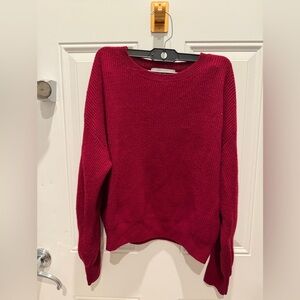 Colorush cashmere sweater red size small y
